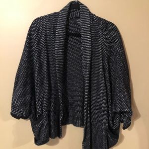 Thick Knitted Short Sweater/ Cardigan
